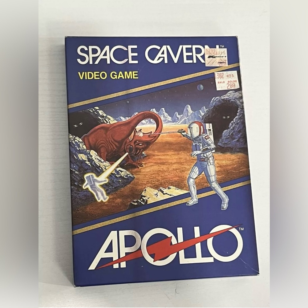 Space Cavern Complete In Box Manual ATARI 2600 VINTAGE GAME